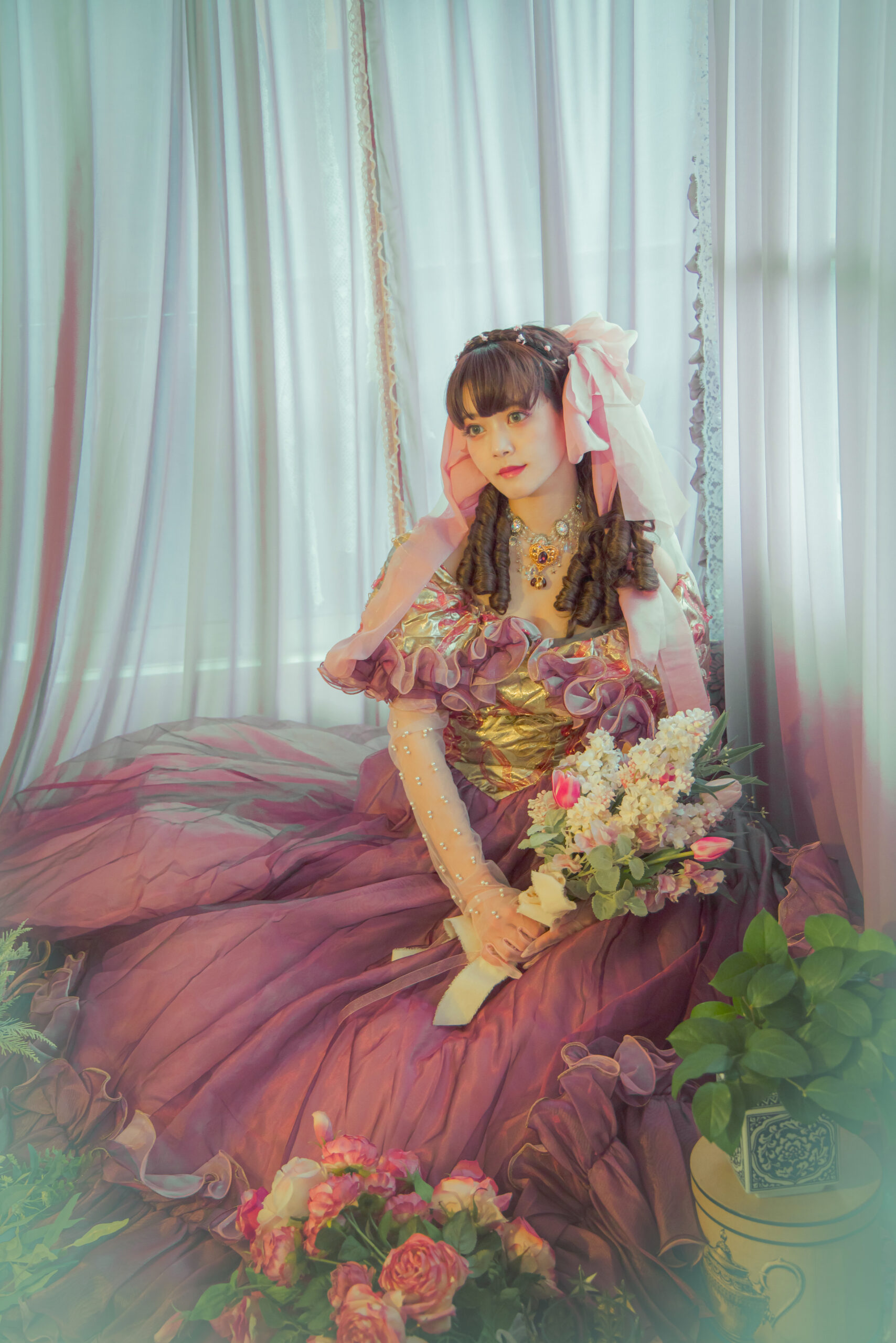 幻想ドレス撮影 スタイル例1